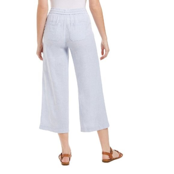 Style & Co Wide-Leg Linen Cropped Pants - Picture 2 of 7